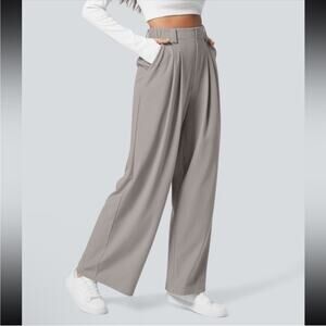 HALARA Gray Wide-Leg Pants